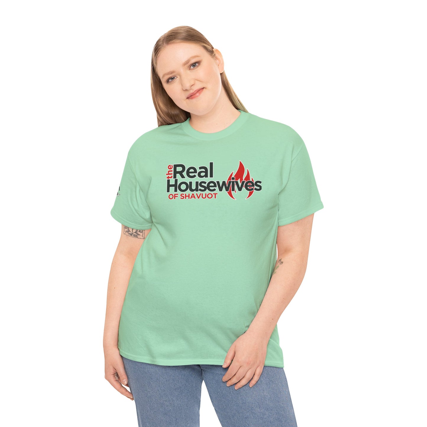 The Real Housewives of Shavuot Flames T‑Shirt Feast of Weeks Biblical Feast