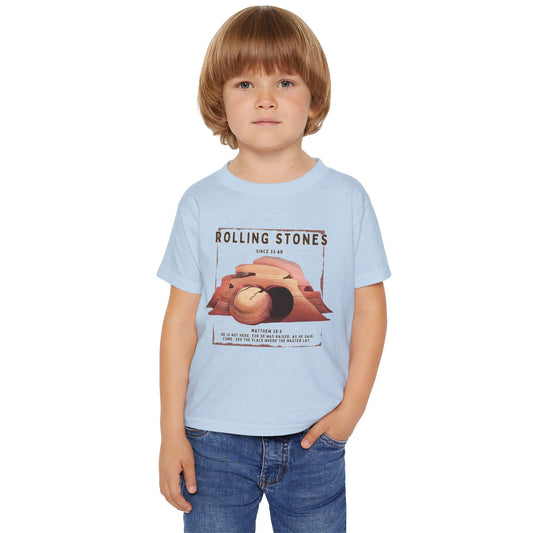 Toddler T-Shirt — Rolling Stones Since 33 AD Desert Biblical Graphic Tee