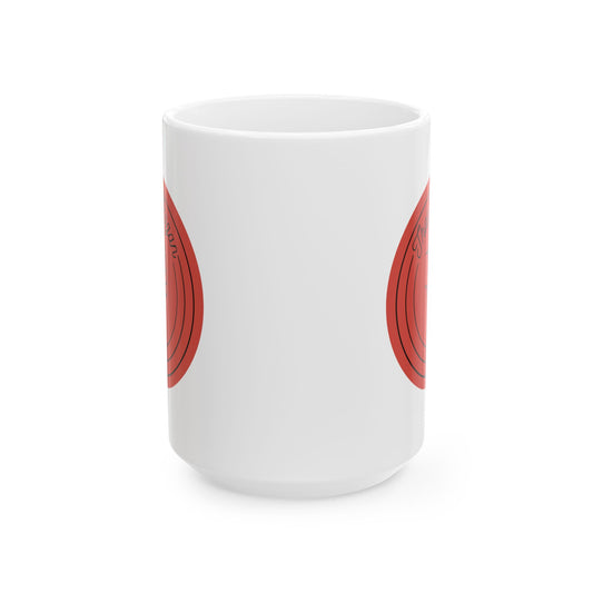 That's Pagan Funny Ceramic Mug – Red Minimalist Coffee Cup