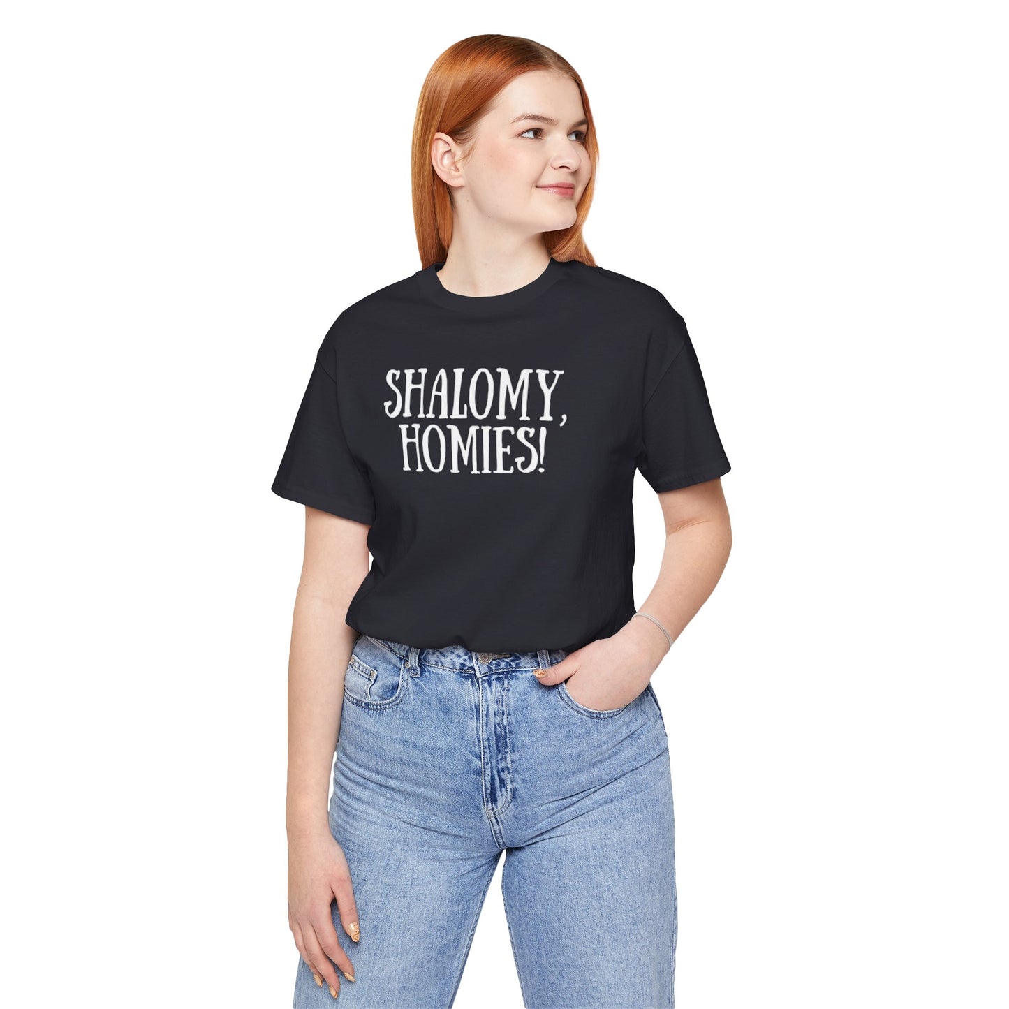 Shalomy Homies Tee - Funny Torah Obervant Greeting T-Shirt (Canada)