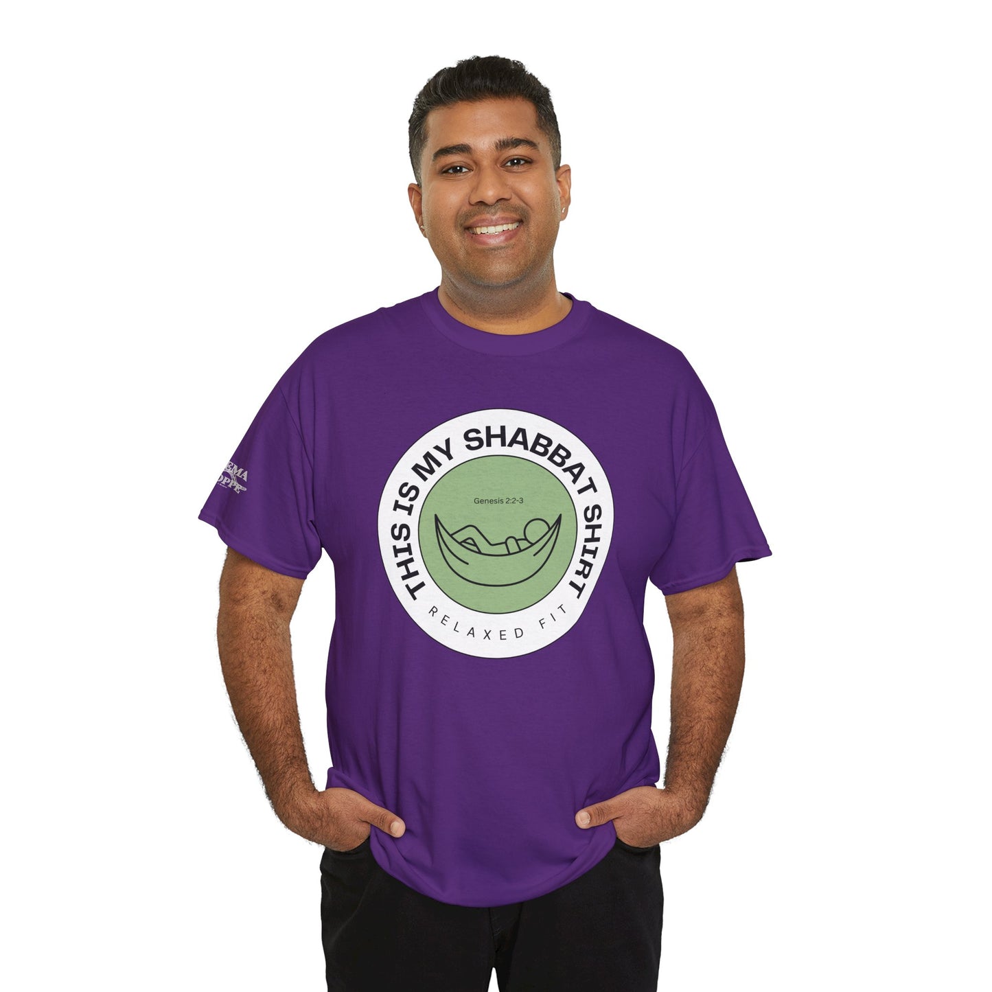 This Is My Shabbat Shirt — Chilling Out Is a Commandment Hammock Sabbath Cotton Tee