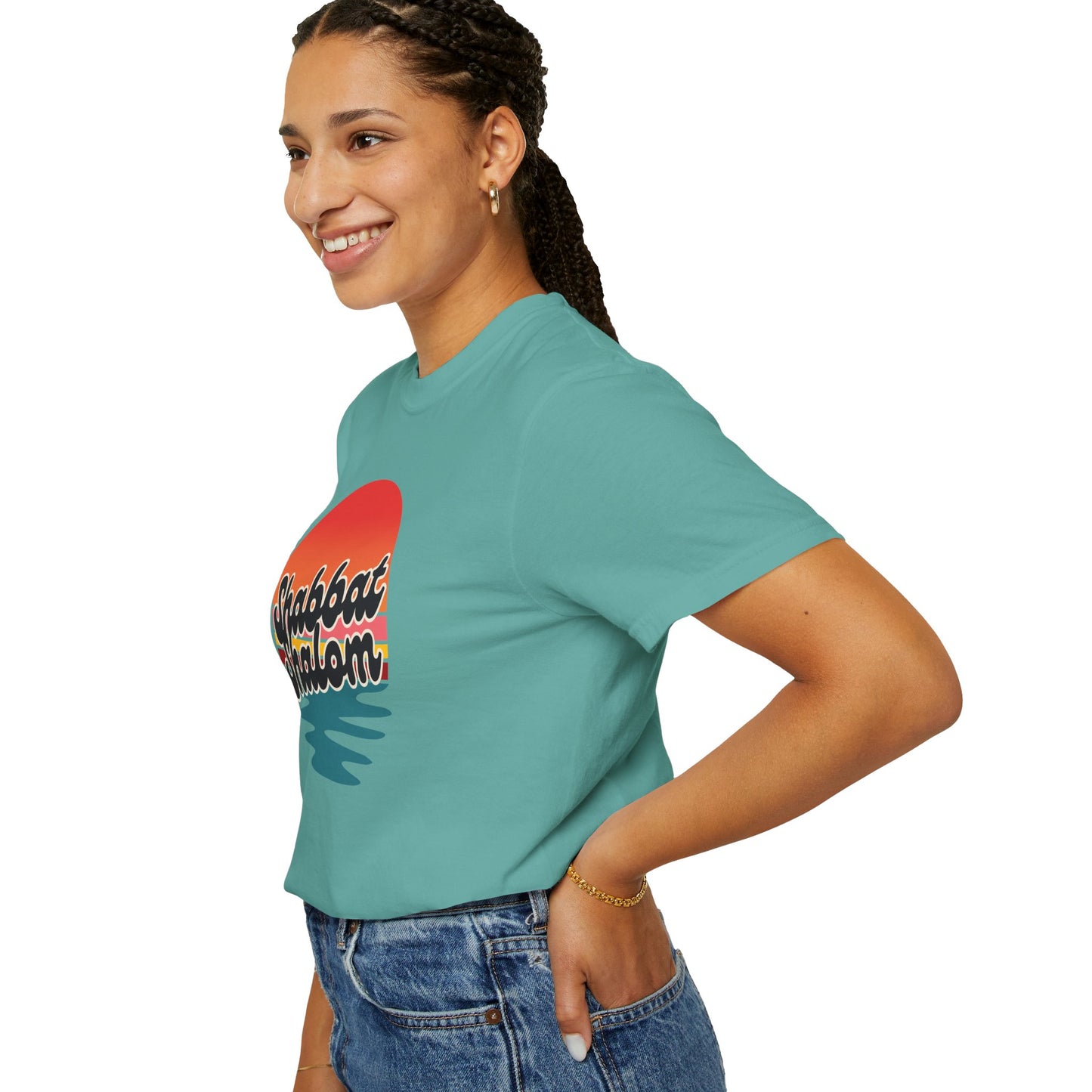 Sunset Shabbat Shalom T-shirt
