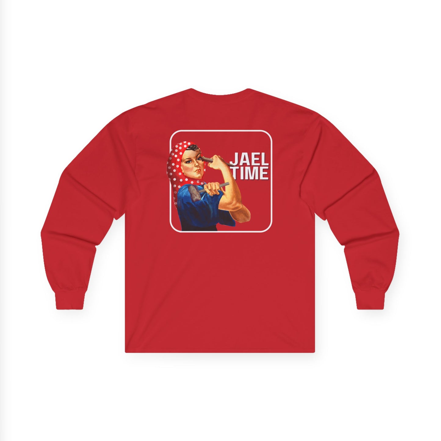 Unisex Long Sleeve Tee - 'Jael Time' Graphic T-Shirt, Casual Wear, Gift for Her, Vintage- Inspired Fashion, Everyday Comfort, Faith Filled Design