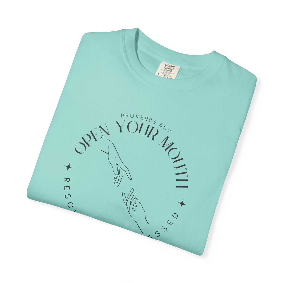 Proverbs 31:9 Unisex T-shirt - Speak Up Against Human Trafficking - 100% Cotton