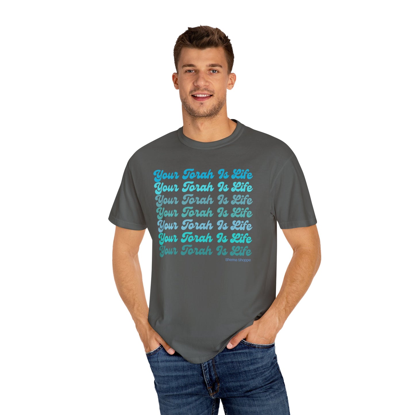 Your Torah Is Life Inspirational T-Shirt - Spiritual Gift, Faith-Based Apparel, Casual Wear, Bible Quote Shirt, Feast and Fellowship Tee