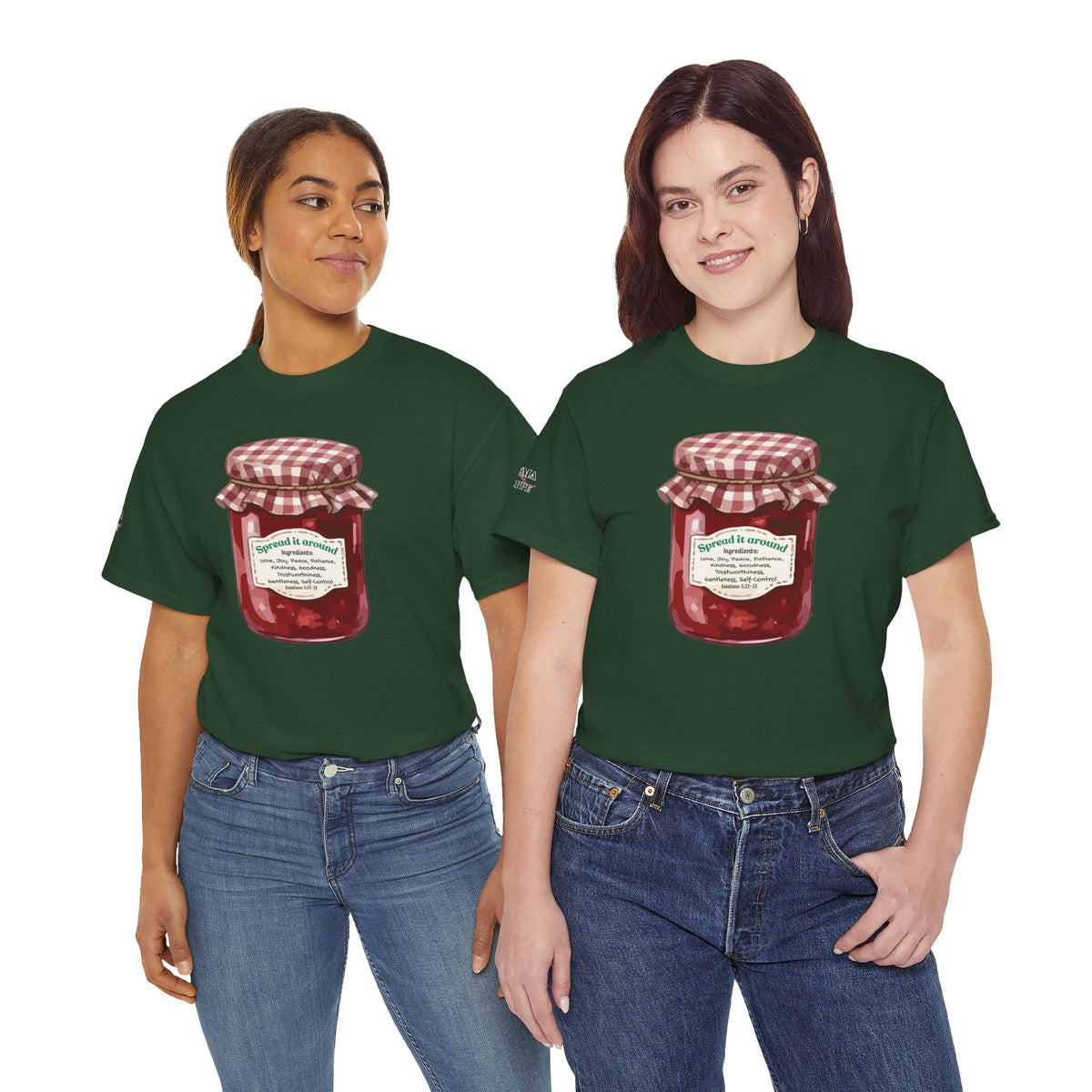 Fruit Of The Spirit Graphic Tee — Vintage Preserves "Spread it Around" T‑Shirt Galations