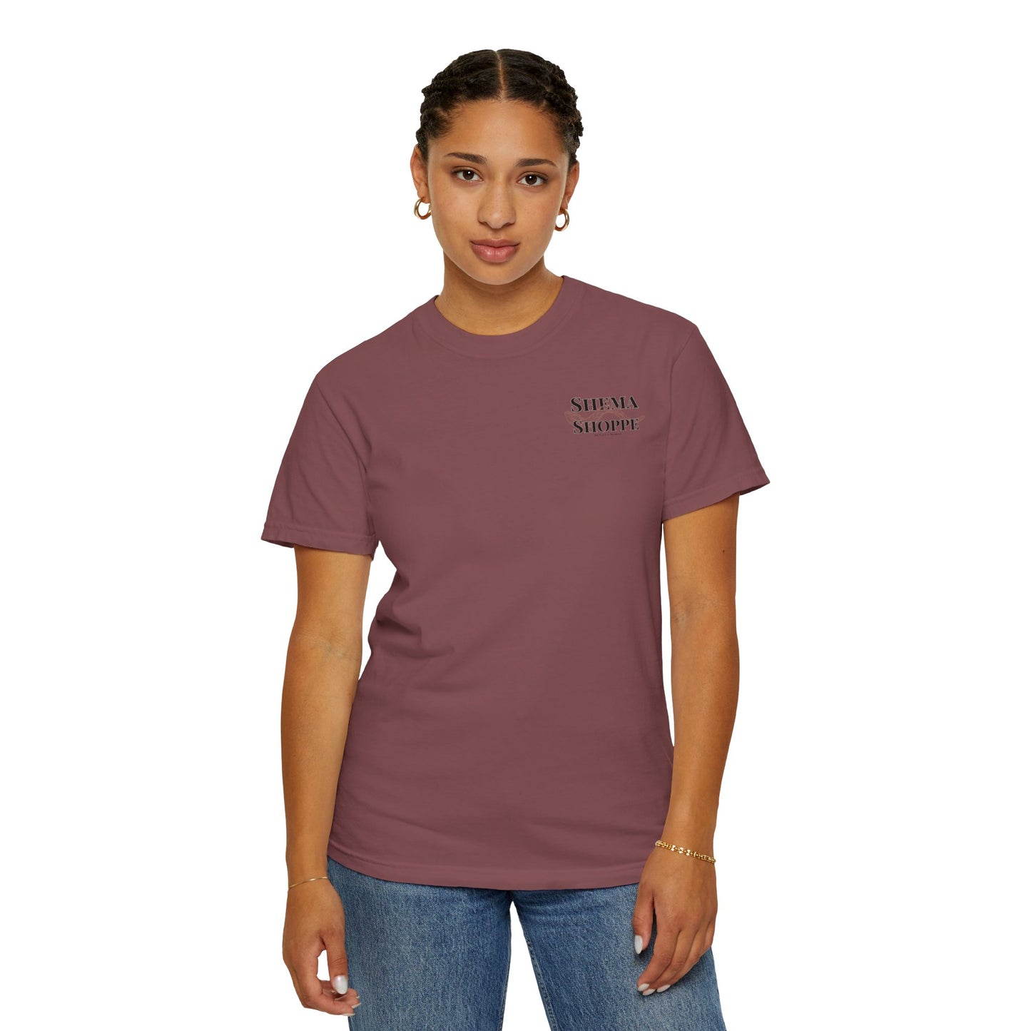 Open your Mouth Garment-Dyed T-Shirt — Rescue the Oppressed Back Print