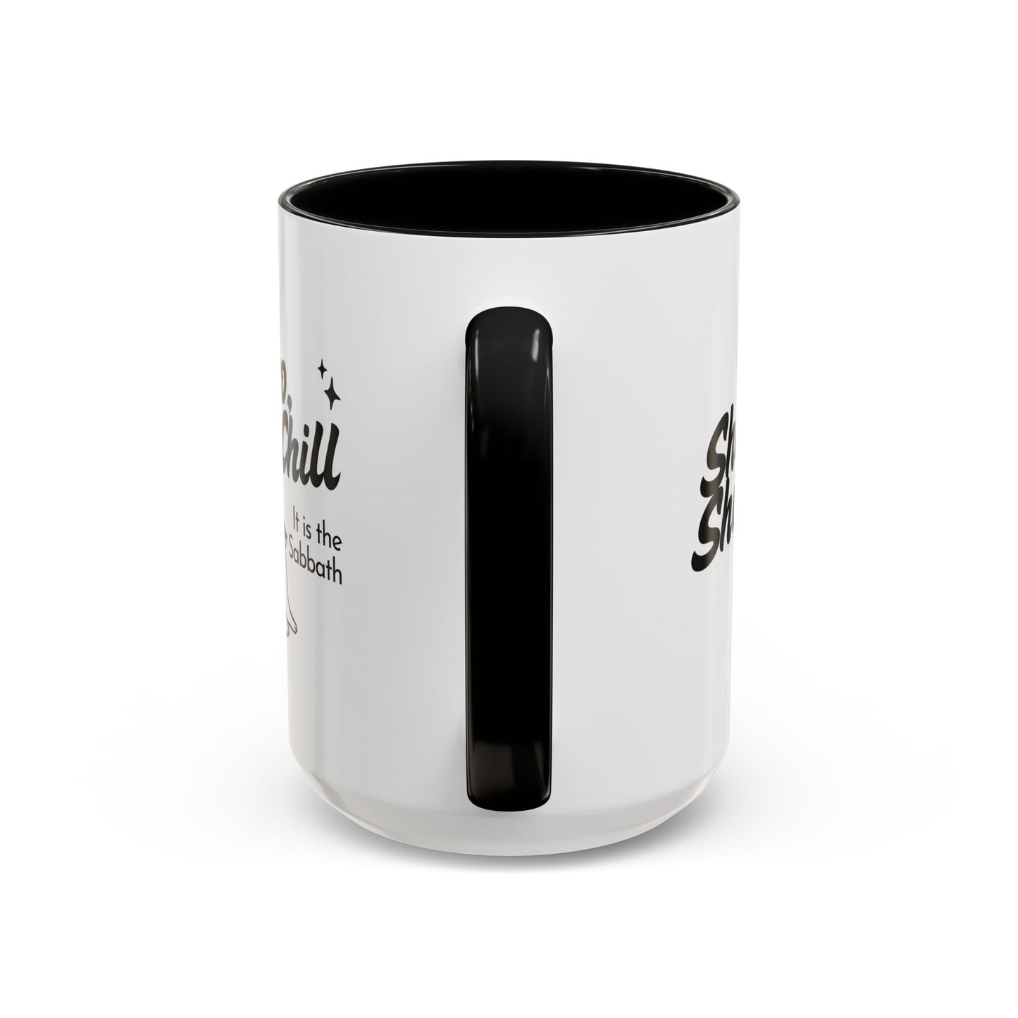 Bro, Chill Shabbat Themed Accent Coffee Mug, Relaxation Gift, Coffee Lover Gift, Cute Mug for Friends, Fun Coffee Cup
