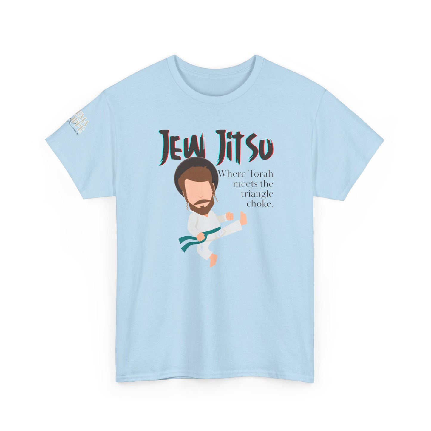 Jew Jitsu Funny Unisex Tee - Cotton Martial Arts Torah Shirt