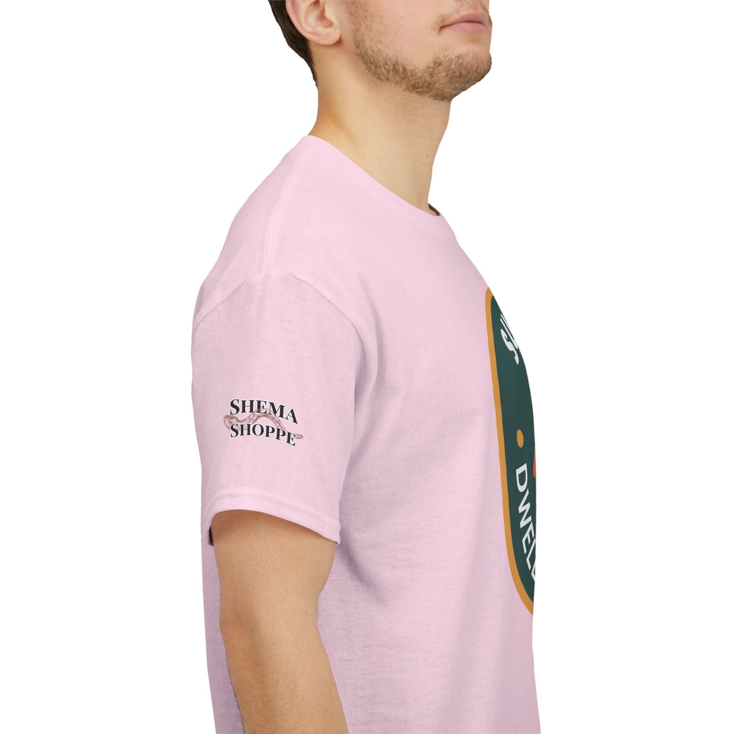 Sukkot Camping Tee — “Dwell With Yeshua” Biblical Feast T‑Shirt