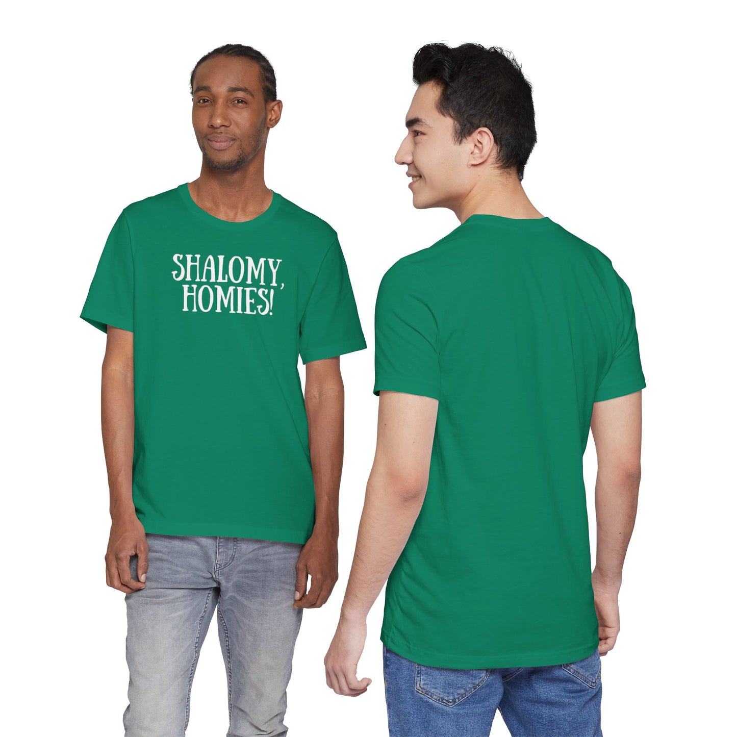 Shalomy Homies Tee - Funny Torah Obervant Greeting T-Shirt (Canada)