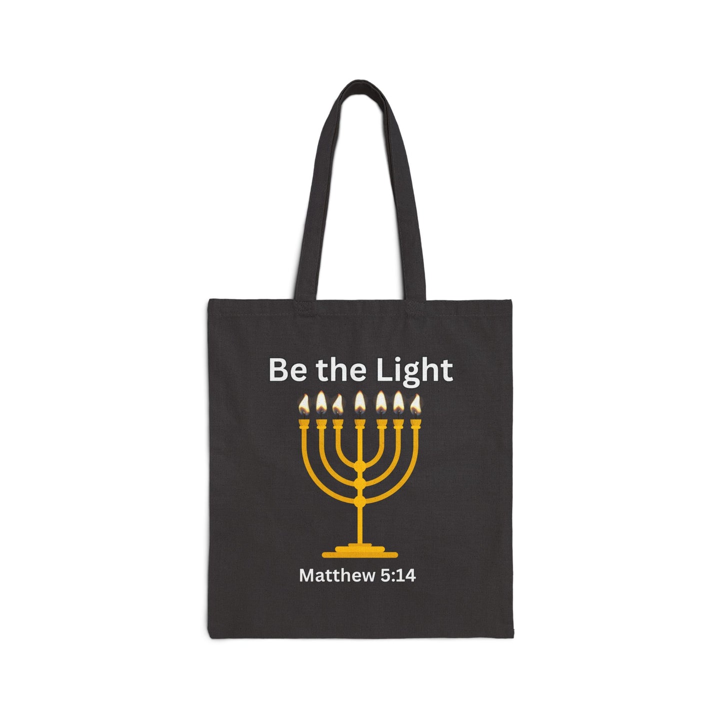 Be the Light- Cotton Canvas Tote Bag