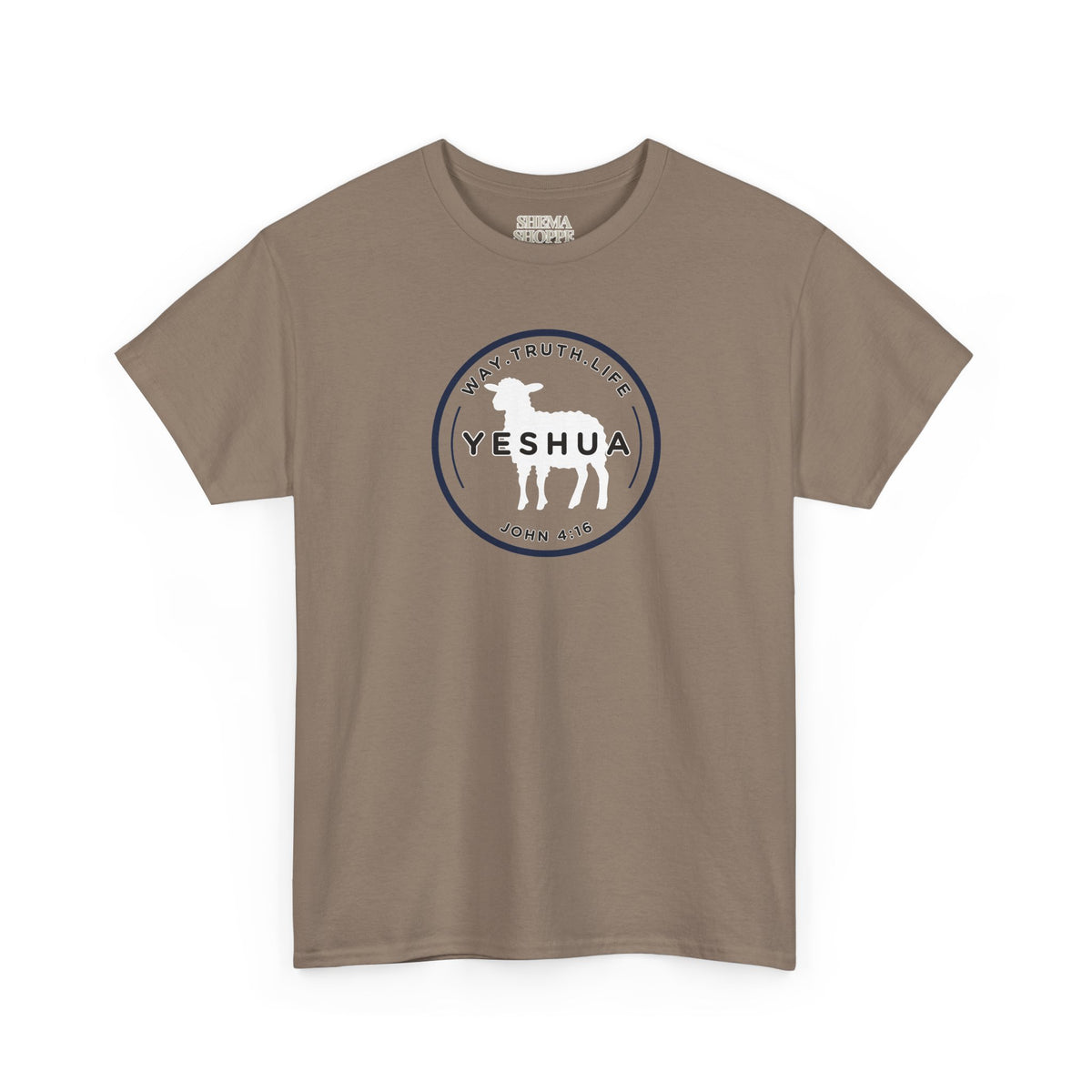 Yeshua 'Way, Truth, Life' Heavy Cotton Graphic Tee