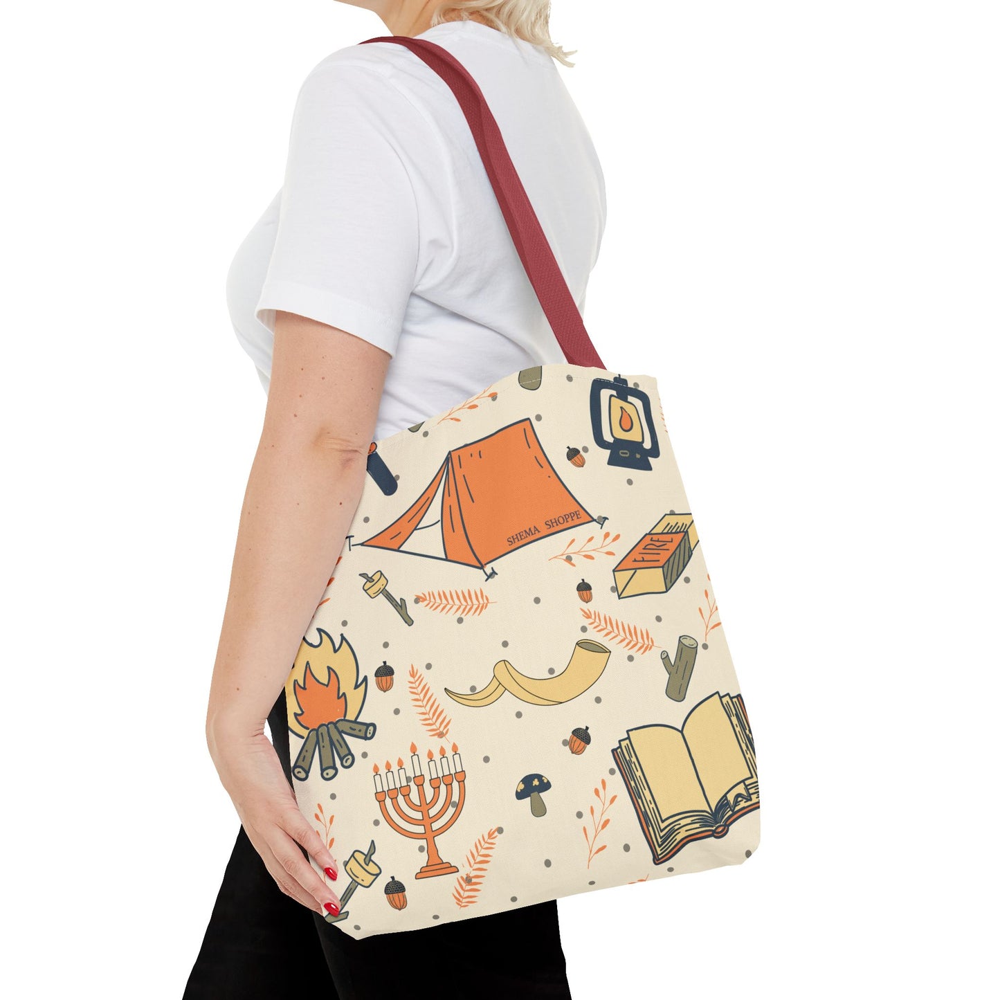 Sukkot Tents Tote Bag (AOP)