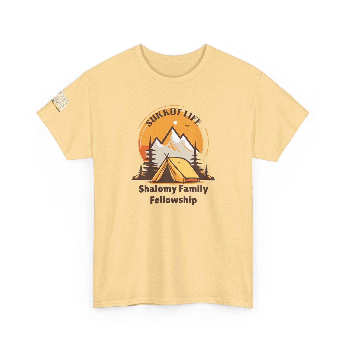Sukkot Life Tee - Camping Biblical Feast Fellowship Shirt