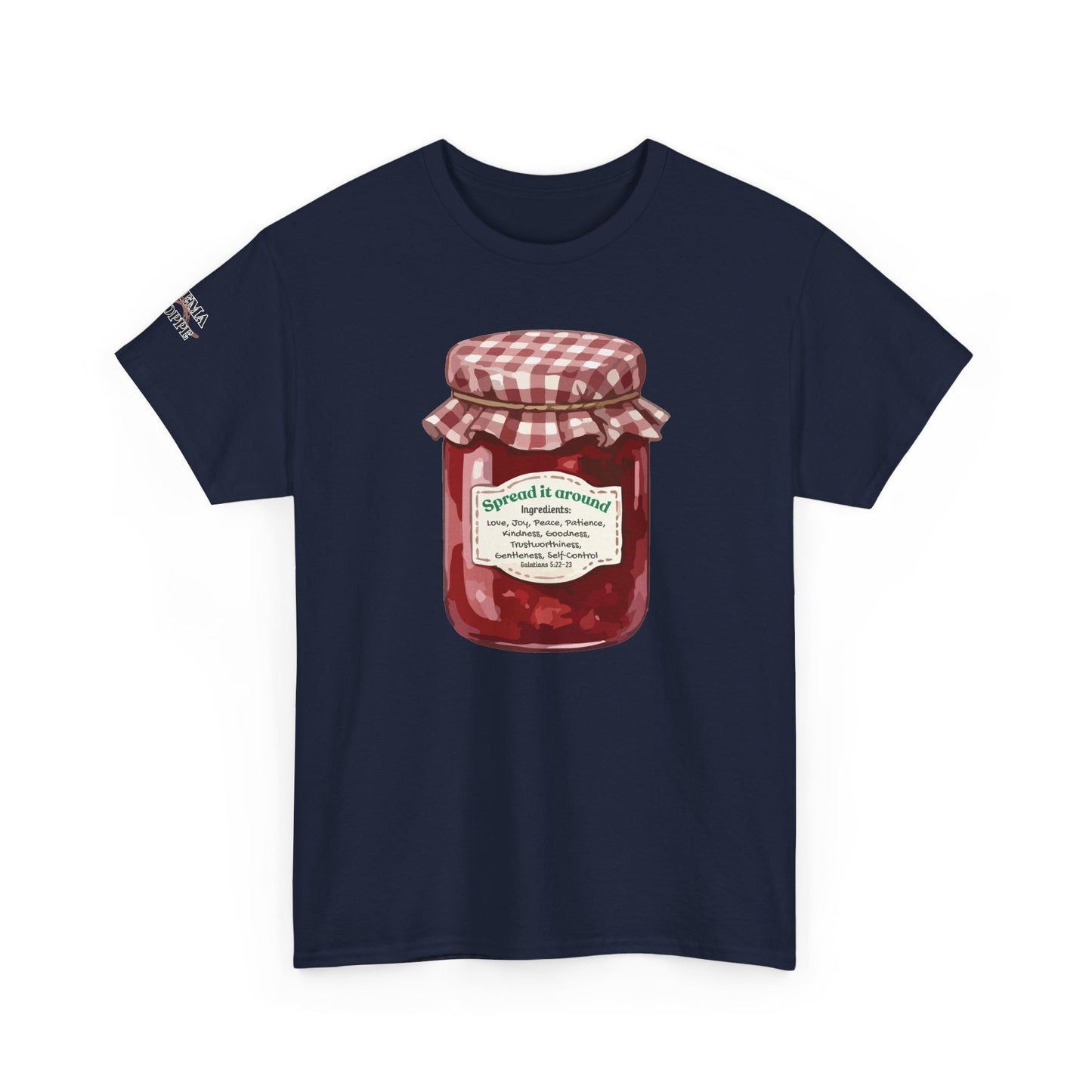 Fruit Of The Spirit Graphic Tee — Vintage Preserves "Spread it Around" T‑Shirt Galations