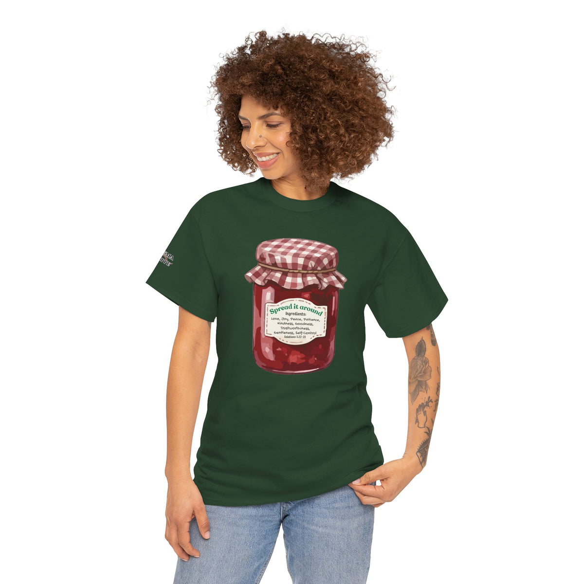 Fruit Of The Spirit Graphic Tee — Vintage Preserves "Spread it Around" T‑Shirt Galations