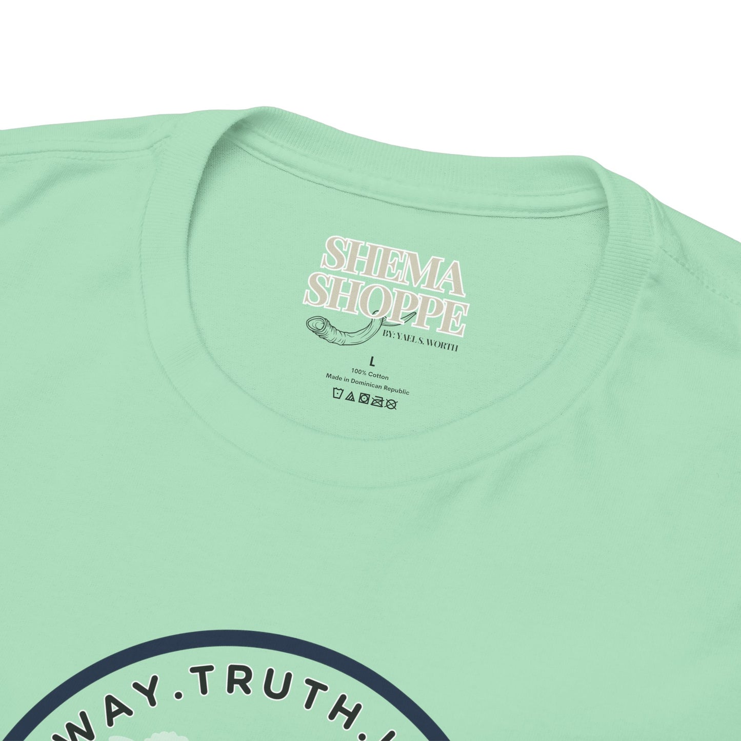 Yeshua 'Way, Truth, Life' Heavy Cotton Graphic Tee