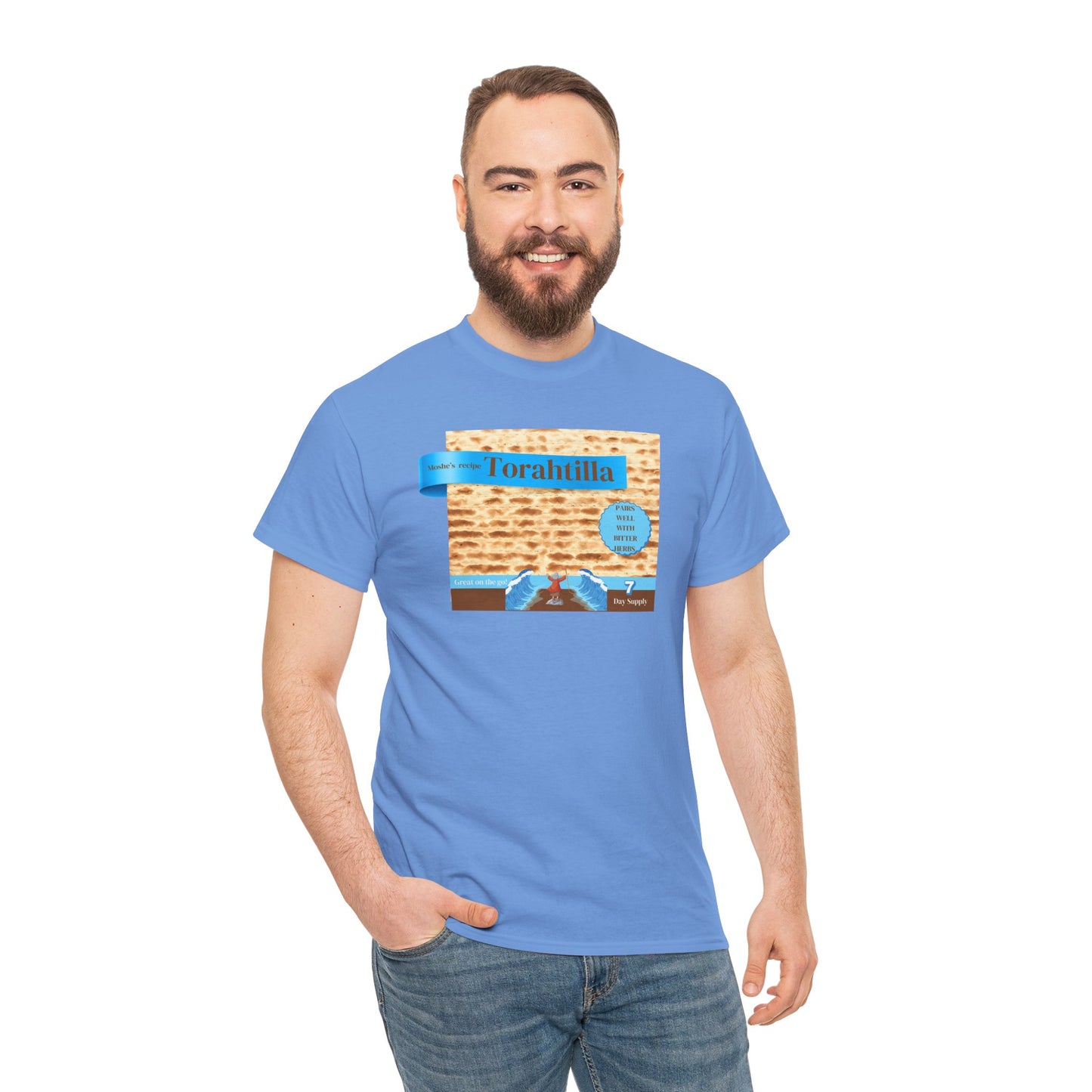 Passover Matzo Unisex Tee - Moshe's Recipe Torahtillas Cotton Funny Shirt
