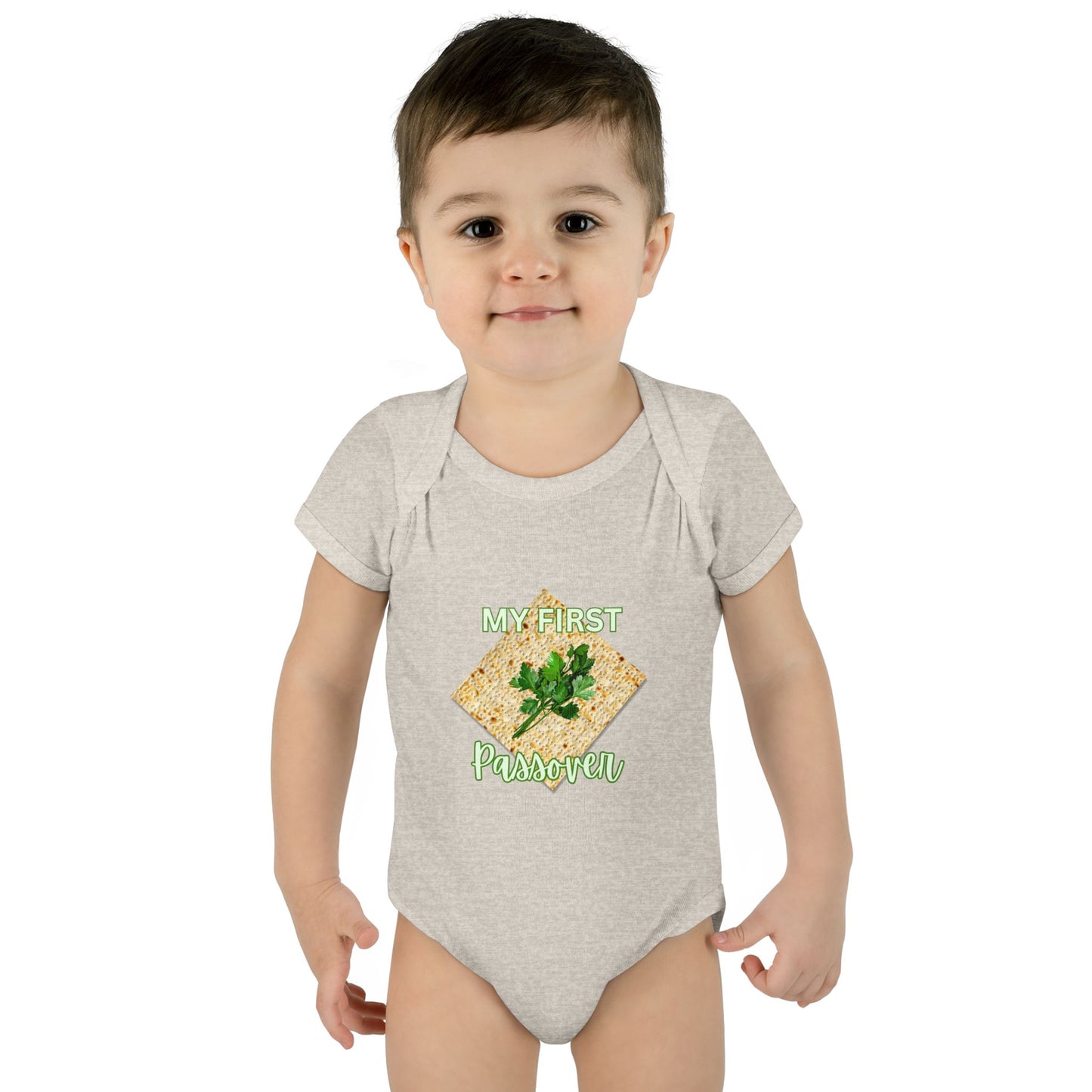 Baby Bodysuit - "My First Passover" Infant Onesie (Cute Unleavened Bread Lover Gift)