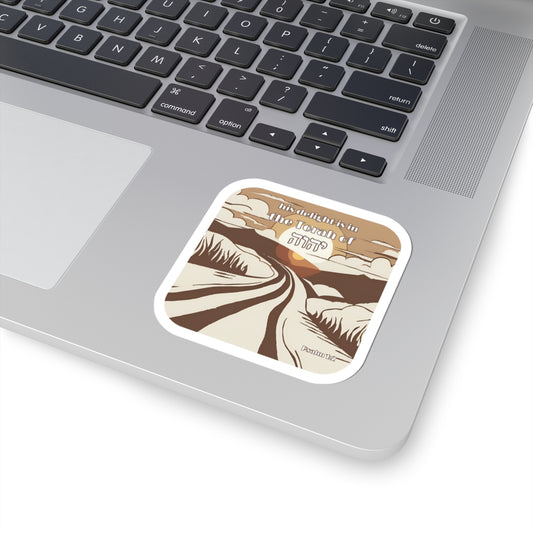 His Delight is in the Torah Psalm 1:2 Sticker
