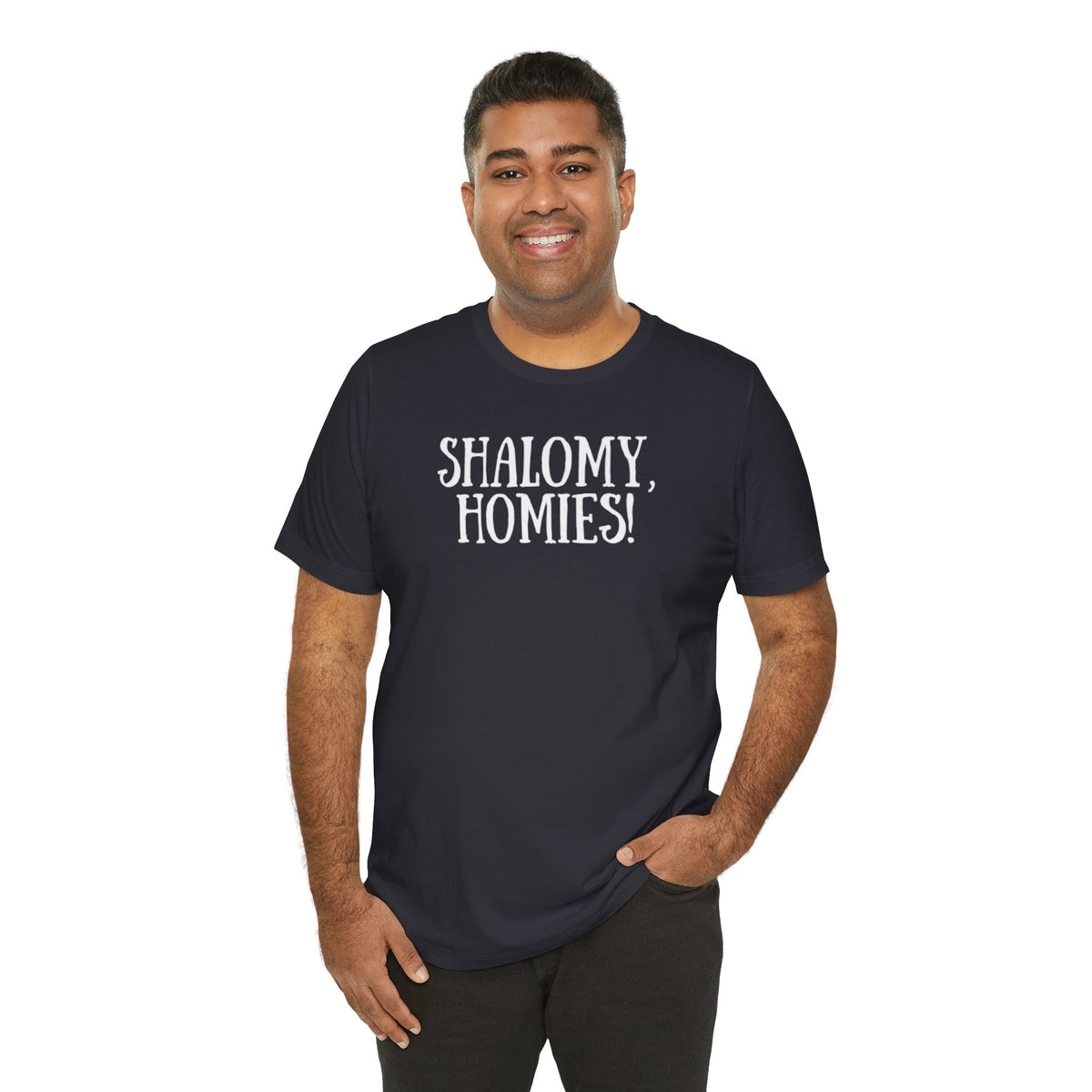 Shalomy Homies Tee - Funny Torah Obervant Greeting T-Shirt (Canada)