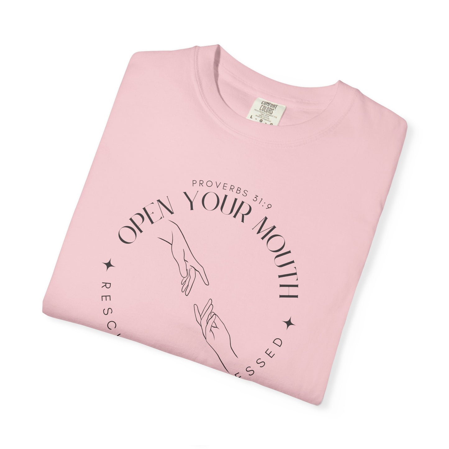 Proverbs 31:9 Unisex T-shirt - Speak Up Against Human Trafficking - 100% Cotton