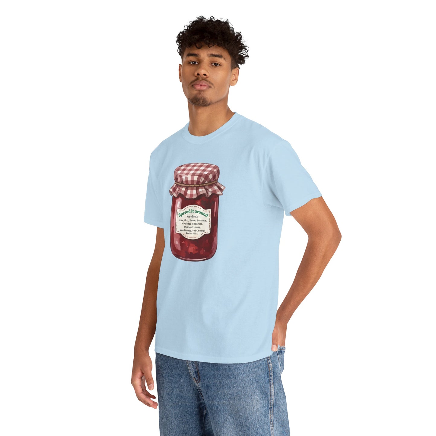 Fruit Of The Spirit Graphic Tee — Vintage Preserves "Spread it Around" T‑Shirt Galations