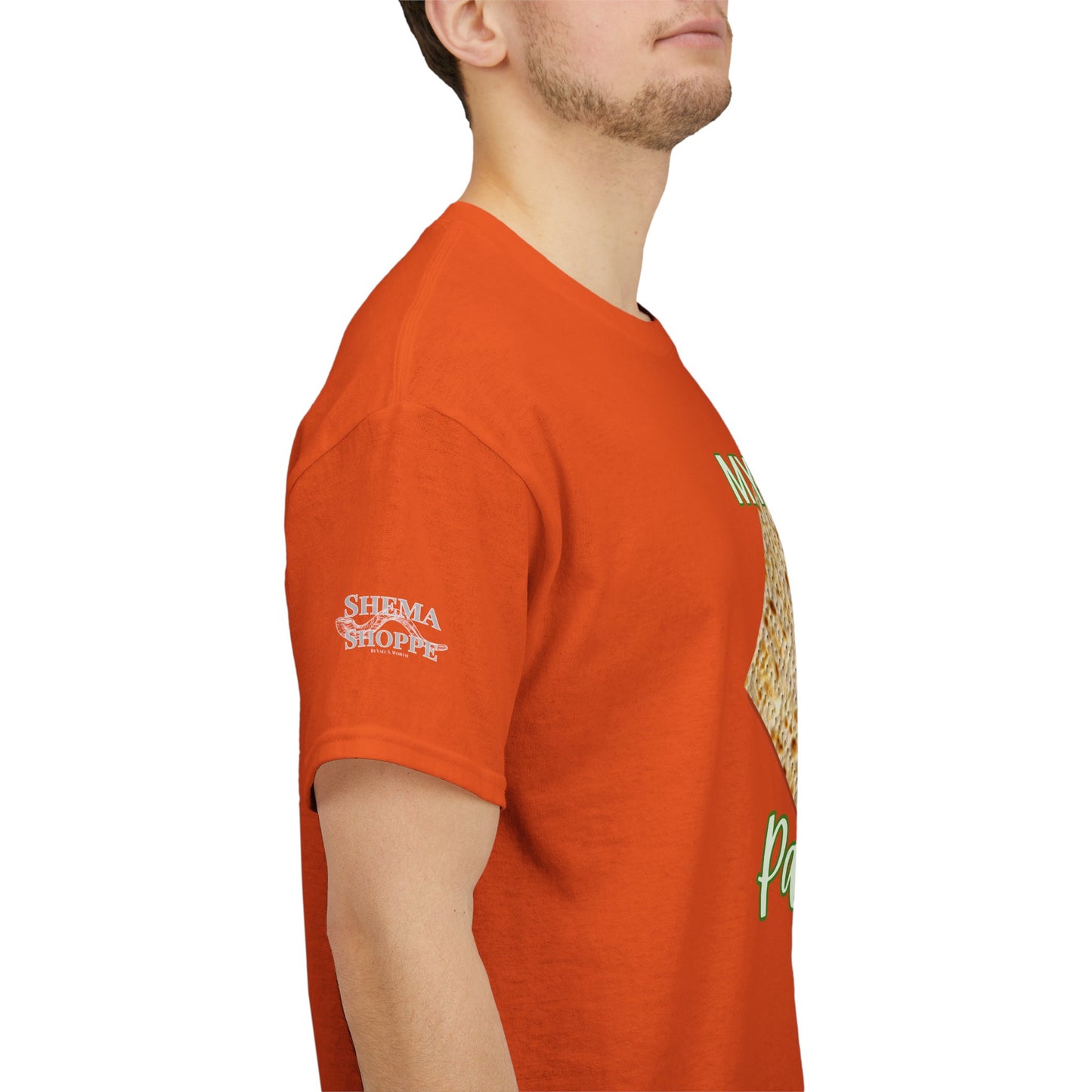 Adults My First Passover T‑Shirt — Seder Matzo & Parsley Pesach Tee