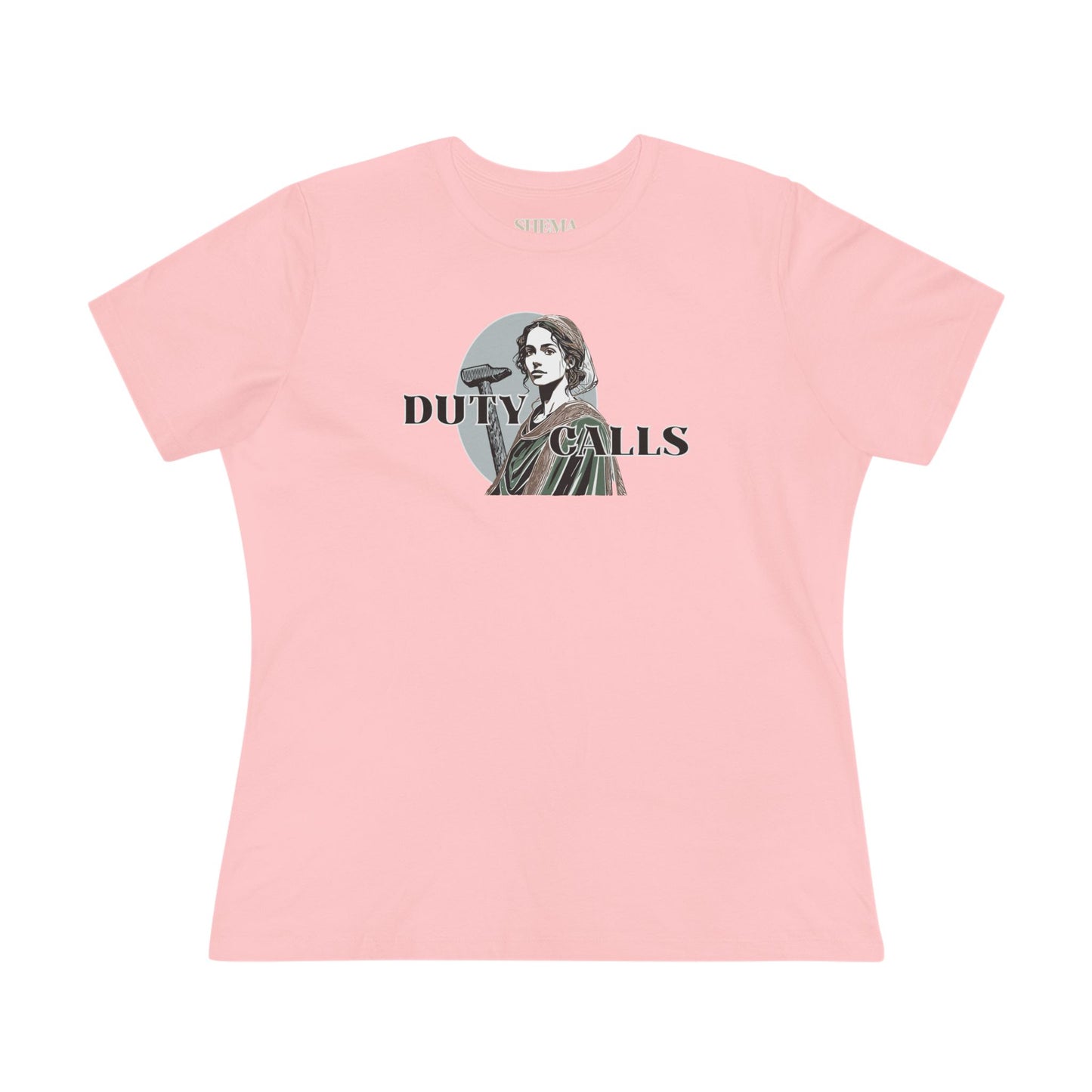 Duty Calls Yael Strong Woman Cotton Bible Shirt