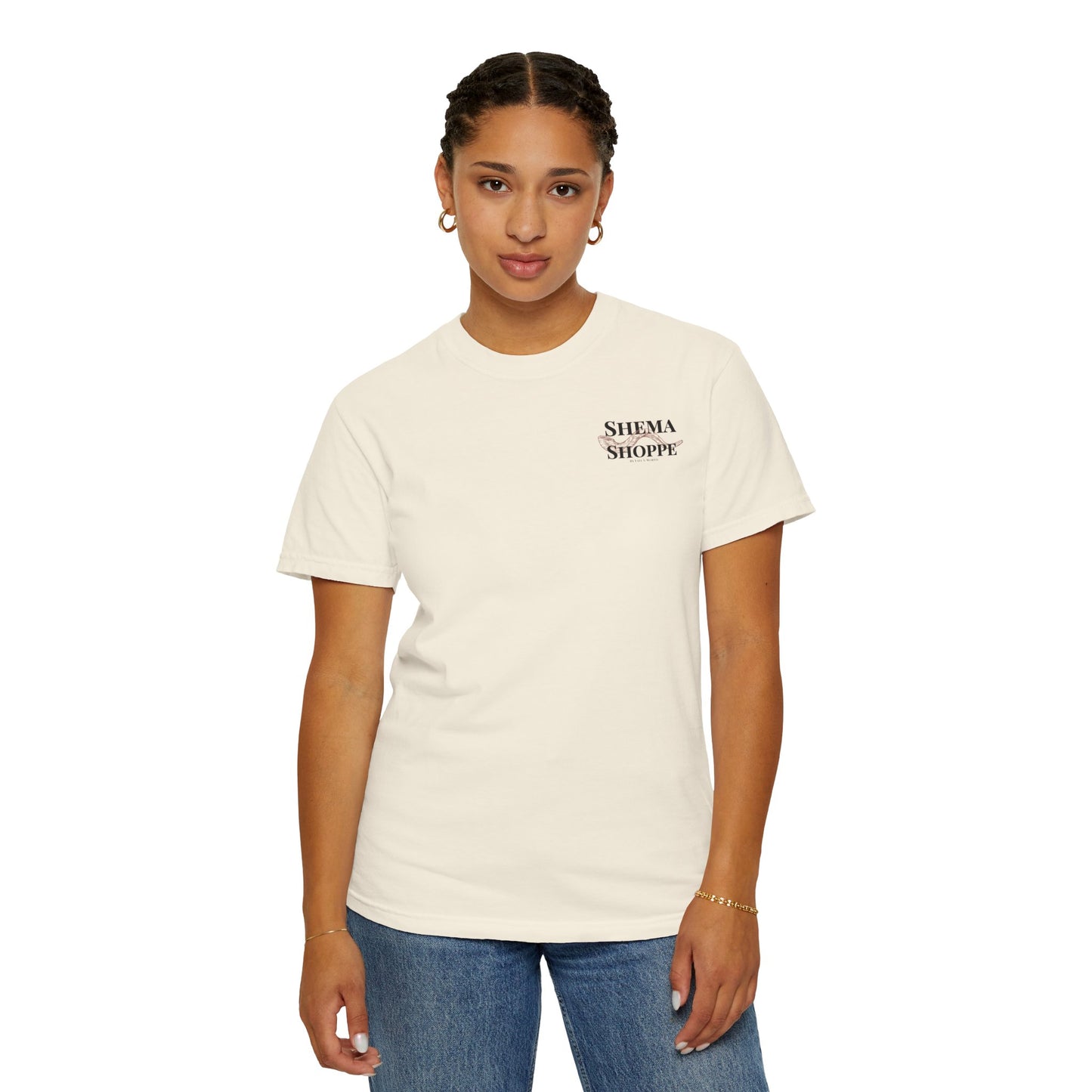 Open your Mouth Garment-Dyed T-Shirt — Rescue the Oppressed Back Print