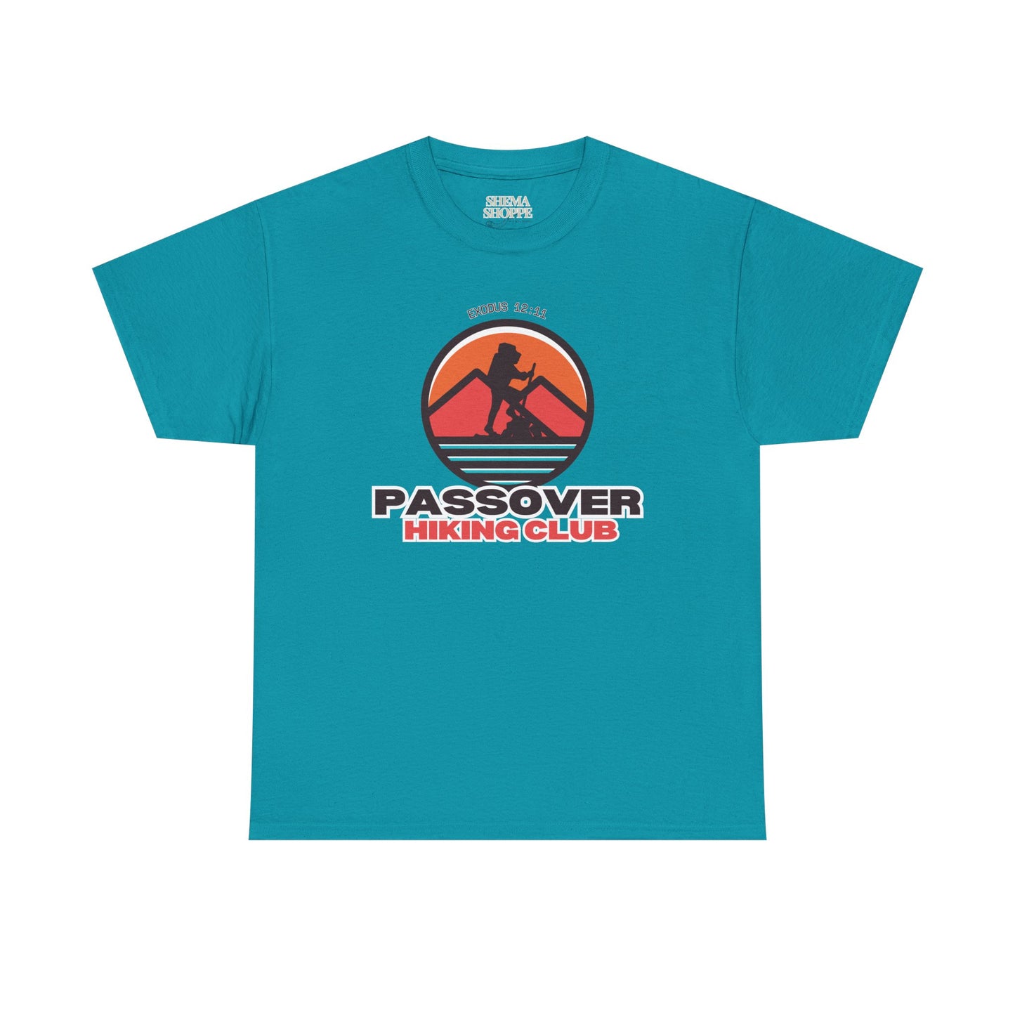 Passover Hiking Club Unisex Tee - Exodus 12:11 T-Shirt Cotton