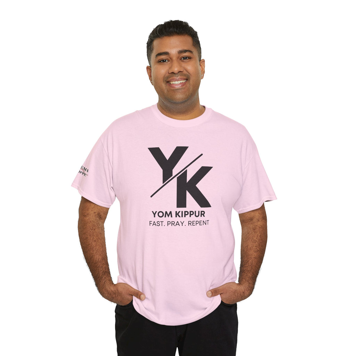 Yom Kippur Tee - "YK" Logo with "Fast. Pray. Repent." Set-Apart Biblical Day of Atonement T-Shirt