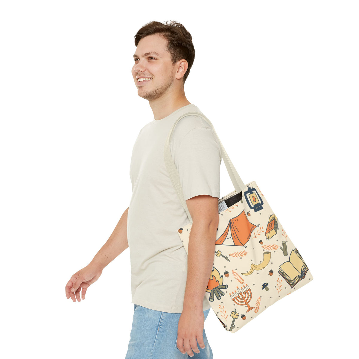 Sukkot Tents Tote Bag (AOP)