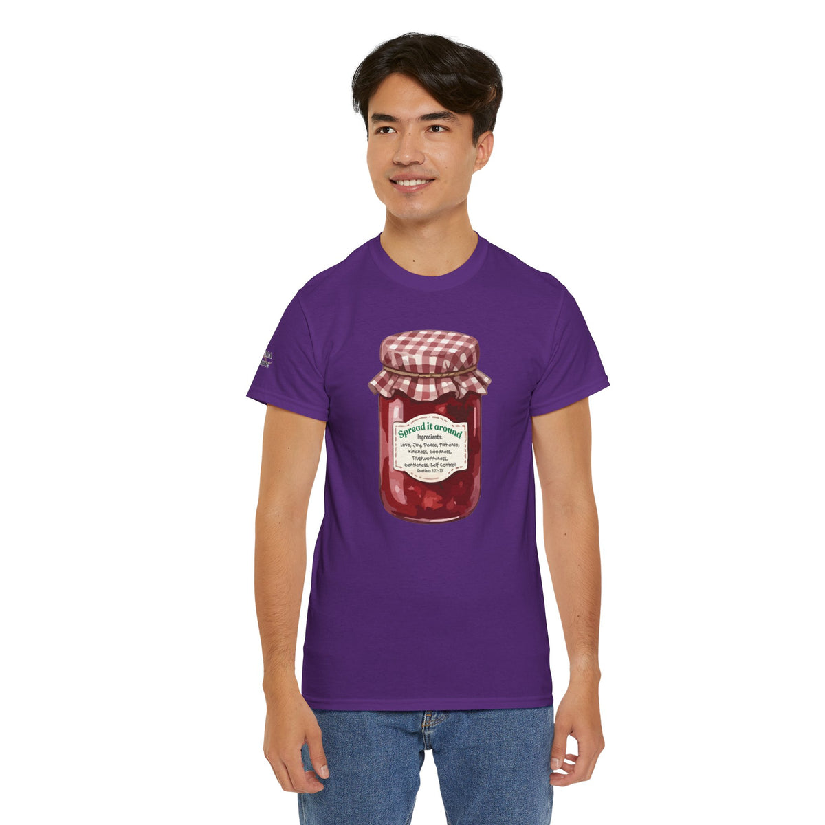 Fruit Of The Spirit Graphic Tee — Vintage Preserves "Spread it Around" T‑Shirt Galations