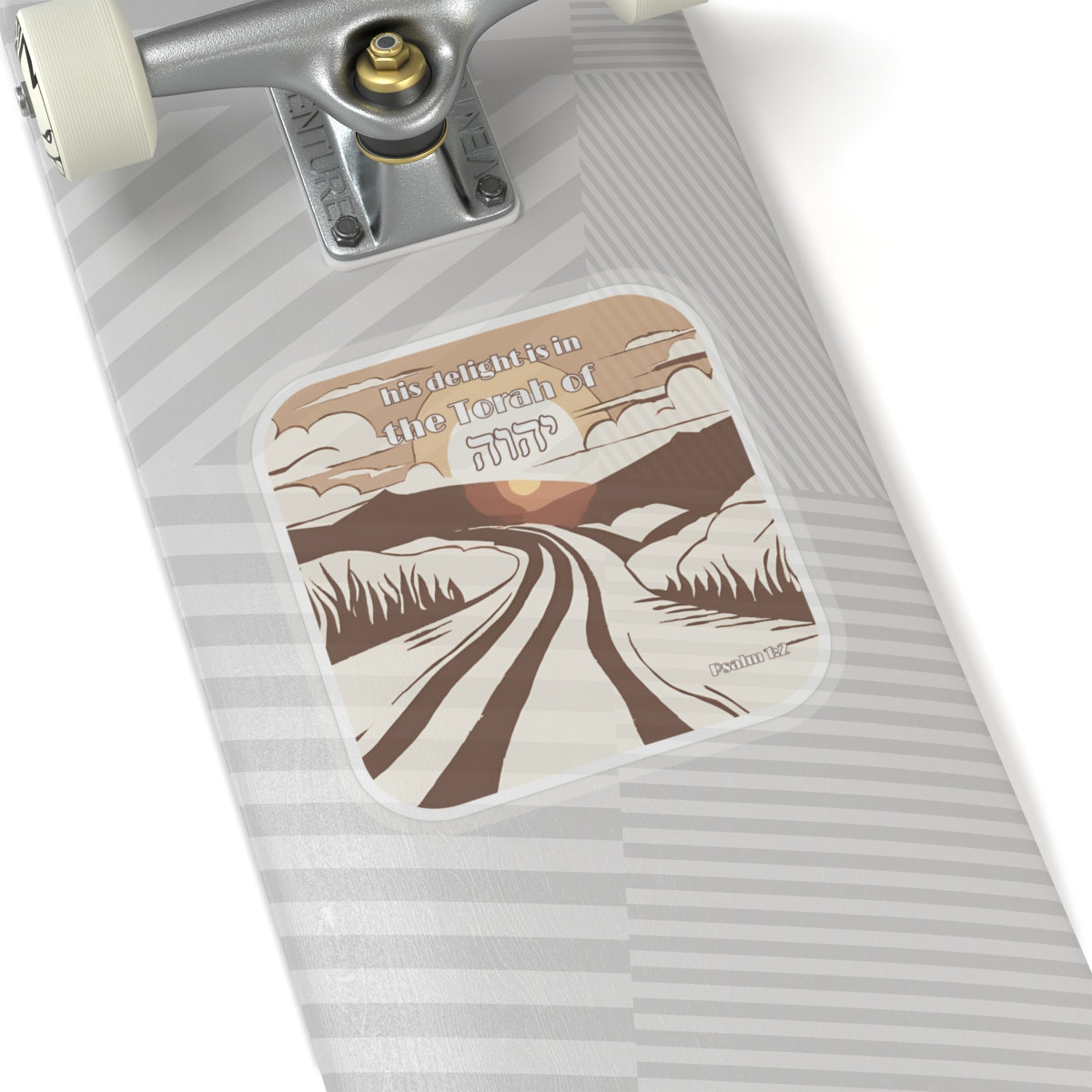 His Delight is in the Torah Psalm 1:2 Sticker