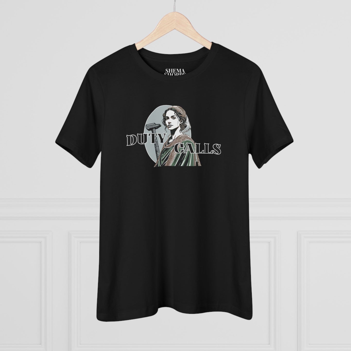 Duty Calls Yael Strong Woman Cotton Bible Shirt