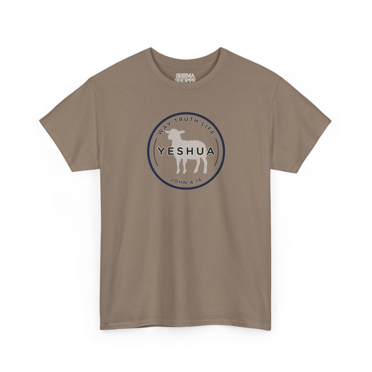 Yeshua 'Way, Truth, Life' Heavy Cotton Graphic Tee