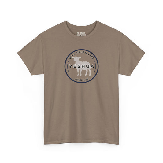 Yeshua 'Way, Truth, Life' Heavy Cotton Graphic Tee