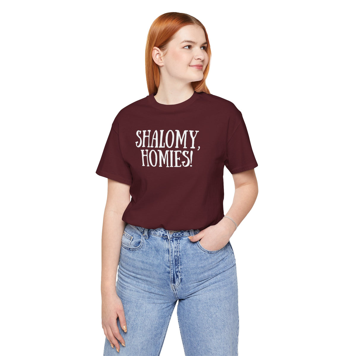 Shalomy Homies Tee - Funny Torah Obervant Greeting T-Shirt (Canada)