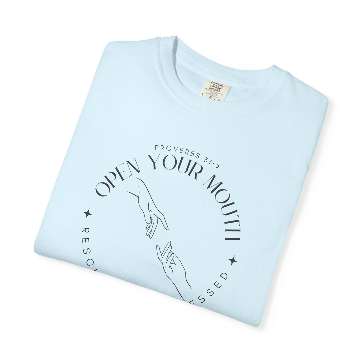 Proverbs 31:9 Unisex T-shirt - Speak Up Against Human Trafficking - 100% Cotton