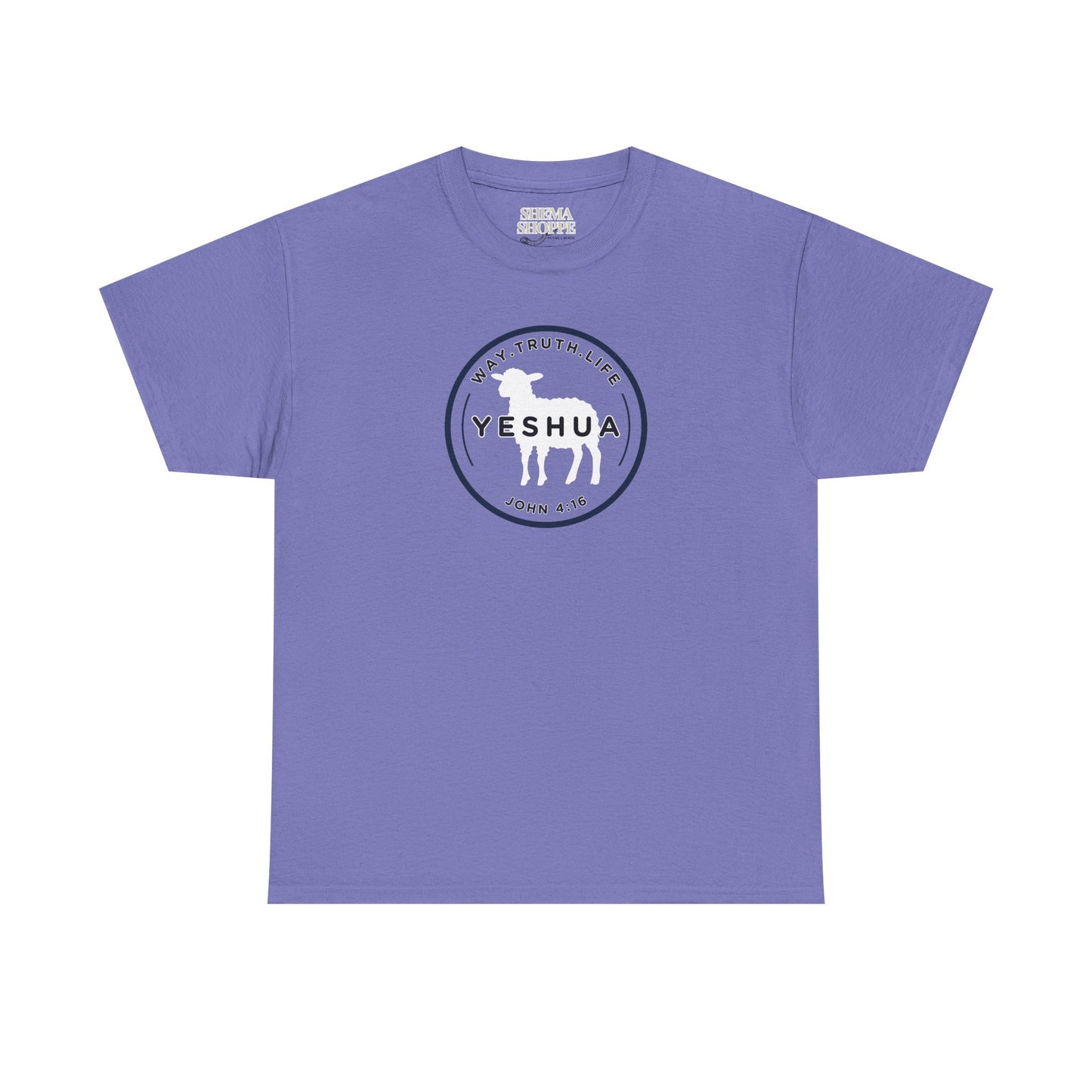 Yeshua 'Way, Truth, Life' Heavy Cotton Graphic Tee