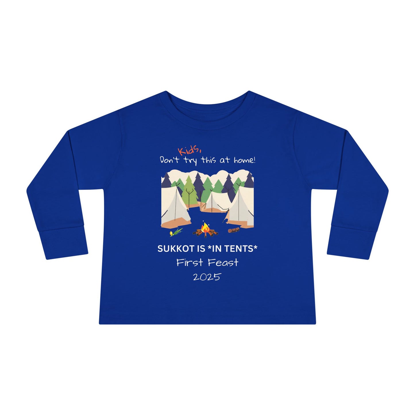 Personalized Sukkot- Toddler Long Sleeve Tee