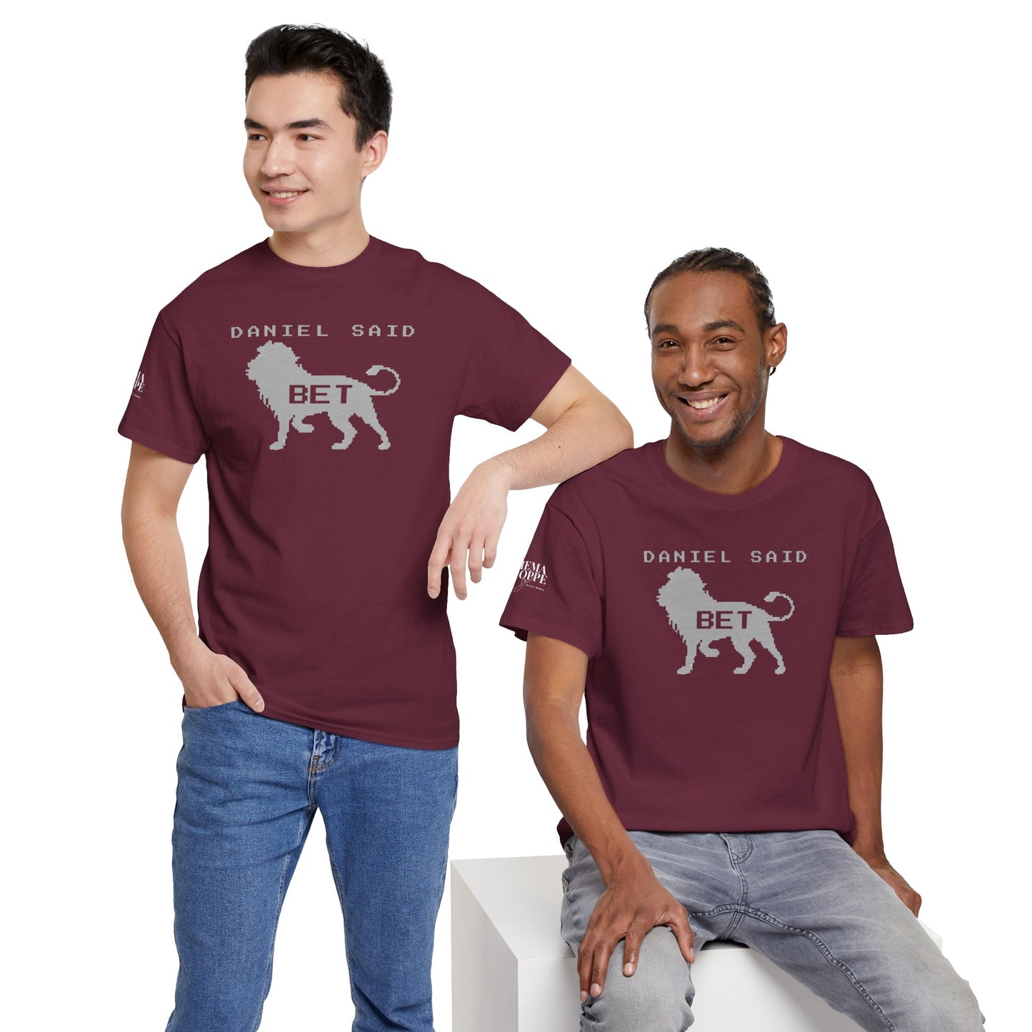 'Daniel Said Bet' Graphic Lion Tee Hebrew Hahas