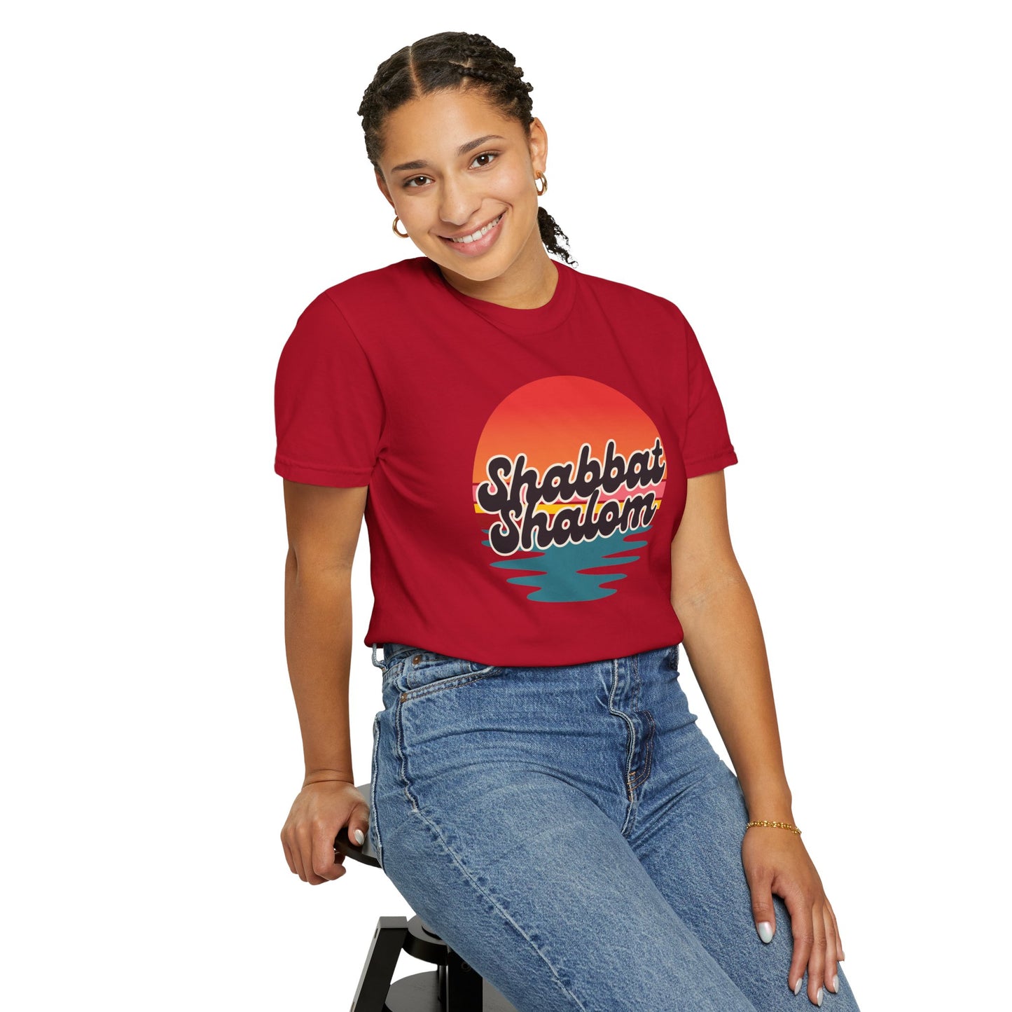 Sunset Shabbat Shalom T-shirt