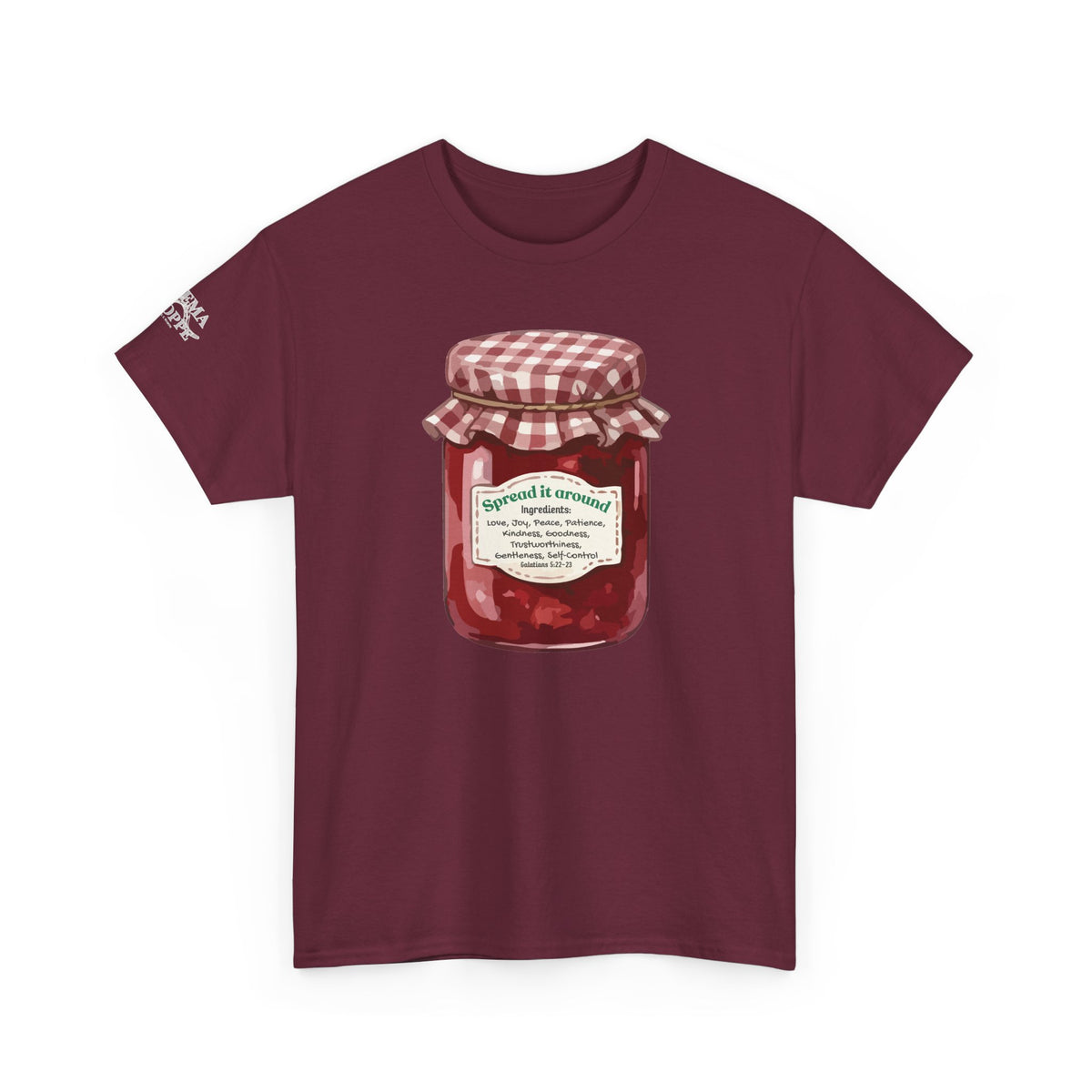 Fruit Of The Spirit Graphic Tee — Vintage Preserves "Spread it Around" T‑Shirt Galations