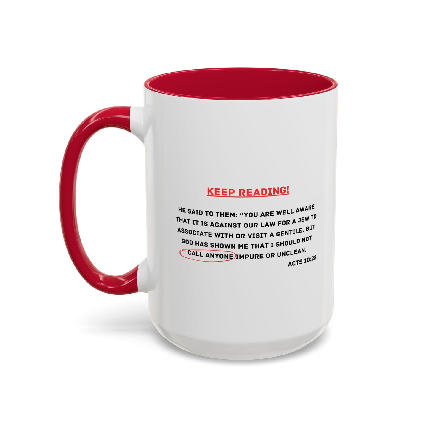 Straight Outta Context Mug, 11oz or 15oz Color Pop