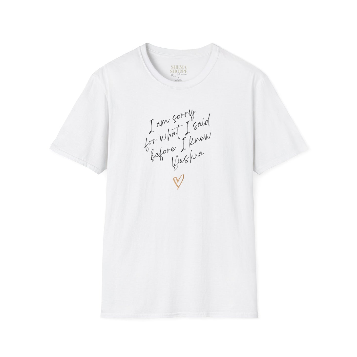 I'm sorry (Yeshua) Unisex Softstyle T-Shirt