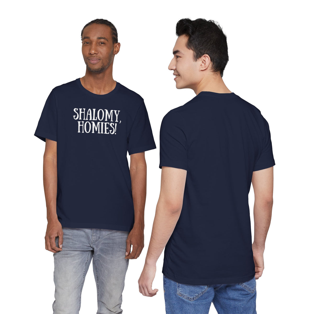 Shalomy Homies Tee - Funny Torah Obervant Greeting T-Shirt (Canada)