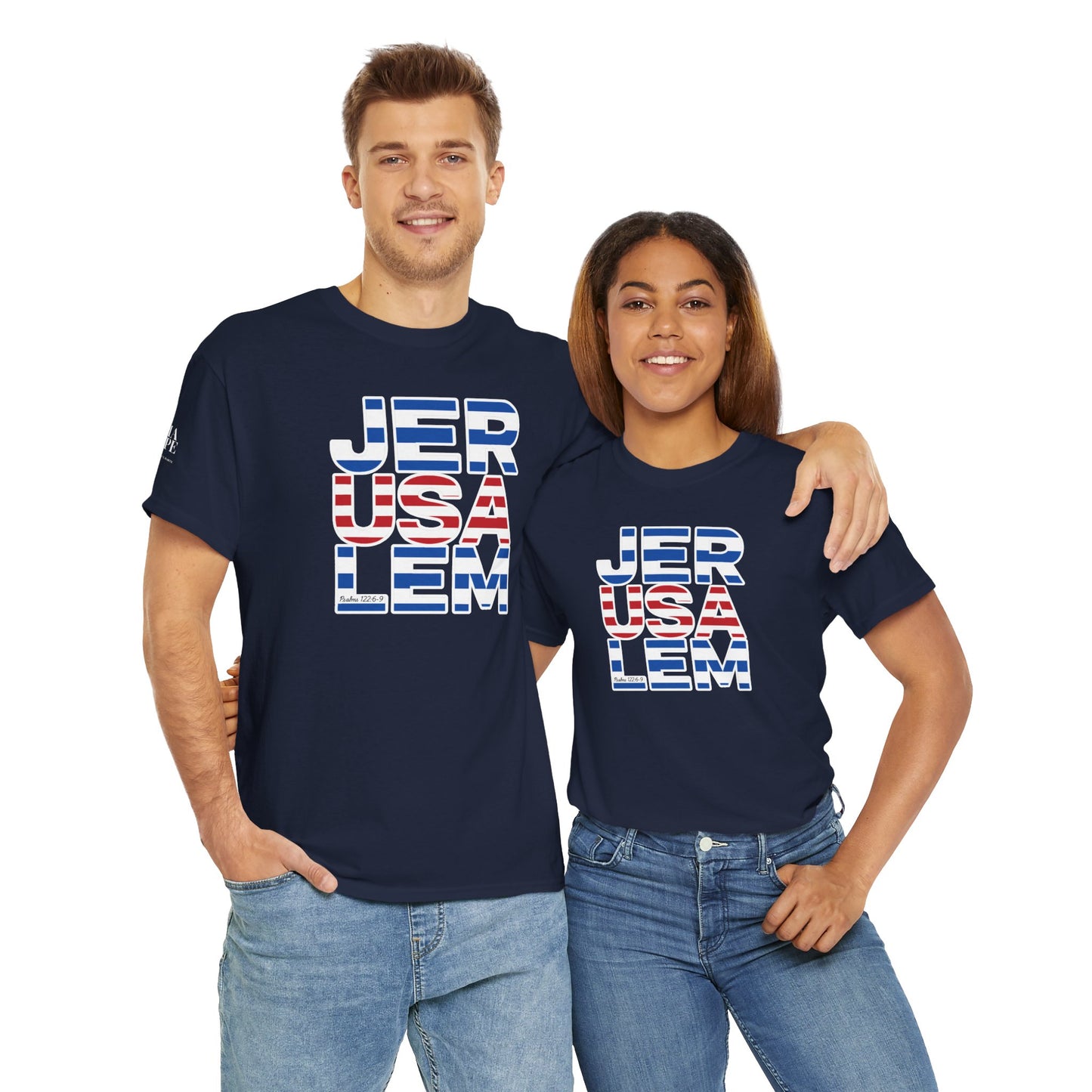 JerUSAlem Psalms 122:6-9 Unisex Tee Patriotic T-Shirt Solidarity
